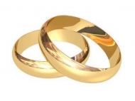 PAR DE ALIANÇA OURO 12K