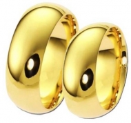 PAR DE ALIANÇA OURO 12K