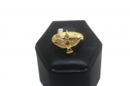 ANEL 18K COM PINGENTE ESPIRITO SANTO
