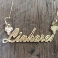 PINGENTE 18K NOME